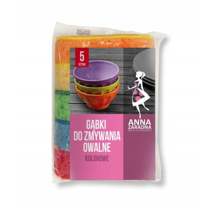 Zmywak kuchenny profilowany Anna Zaradna 5 szt.