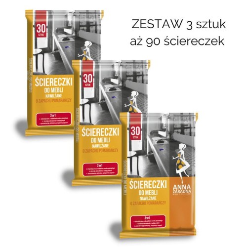 Zestaw – scierki do mebli 30 szt