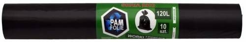 Czarne bardzo mocne worki na śmieci / odpady 120L